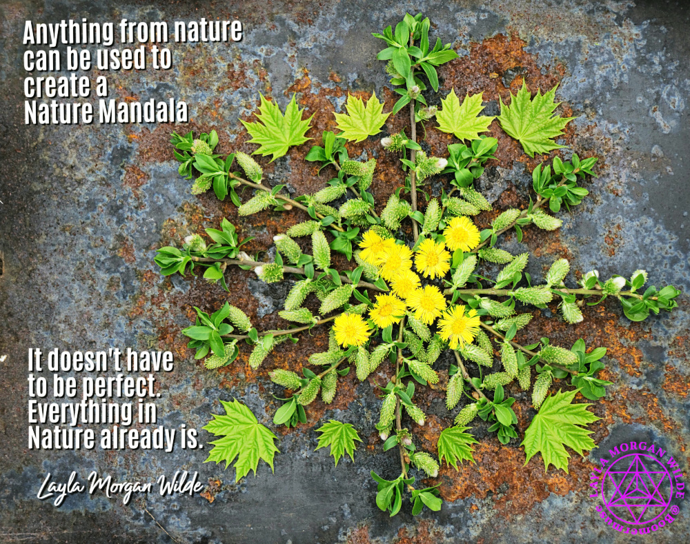 diy nature mandala