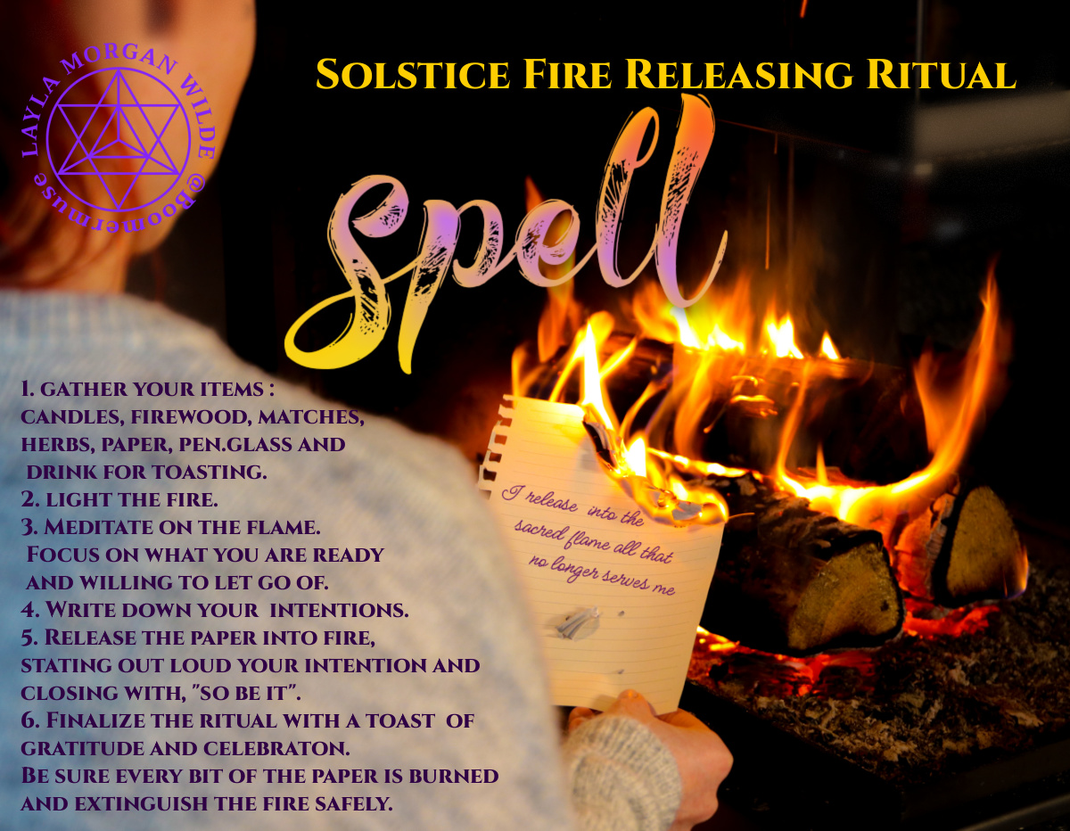 solstice fire ritual ceremony spell