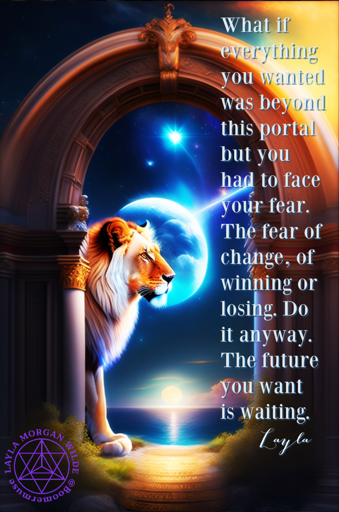 Quote about fear and courage manifestation 