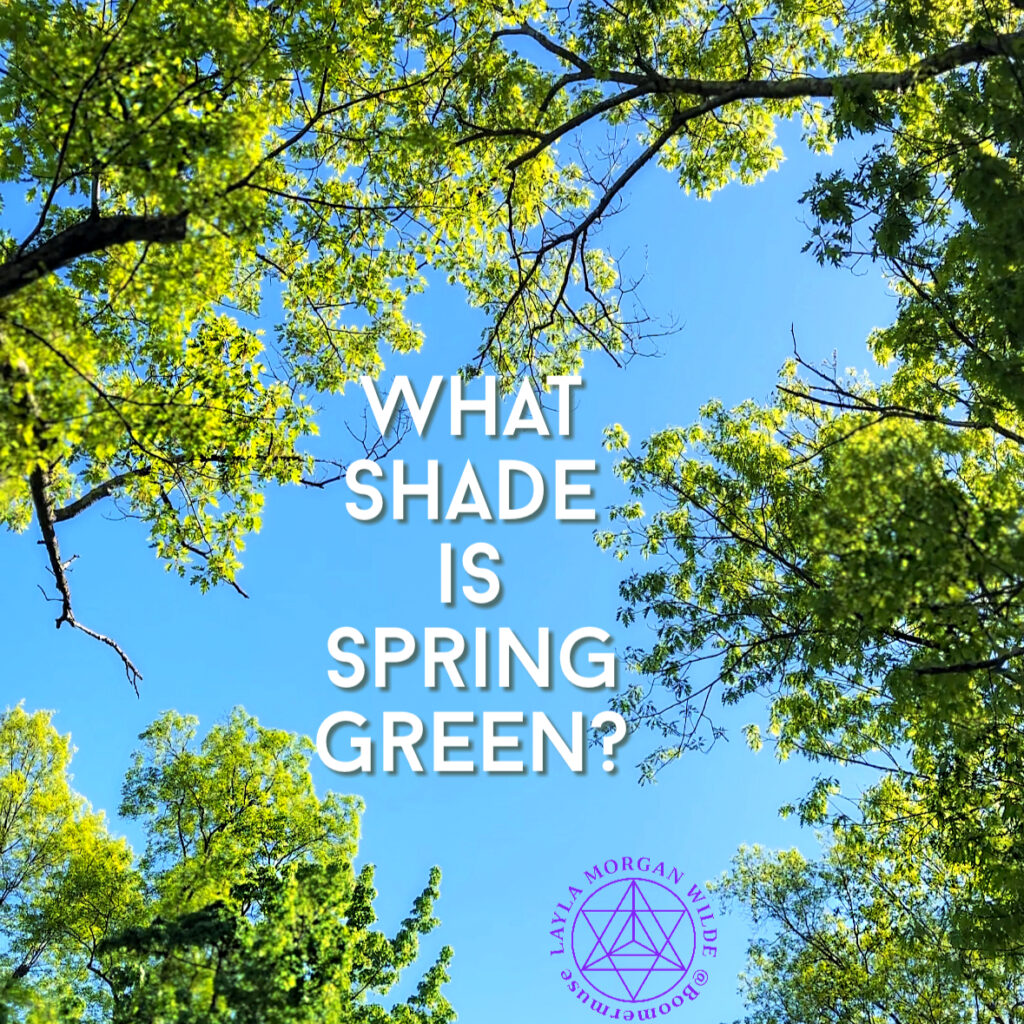 what shade is spring green