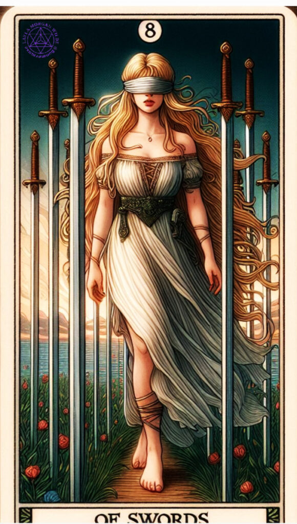 Tarot 8 of swords quote
