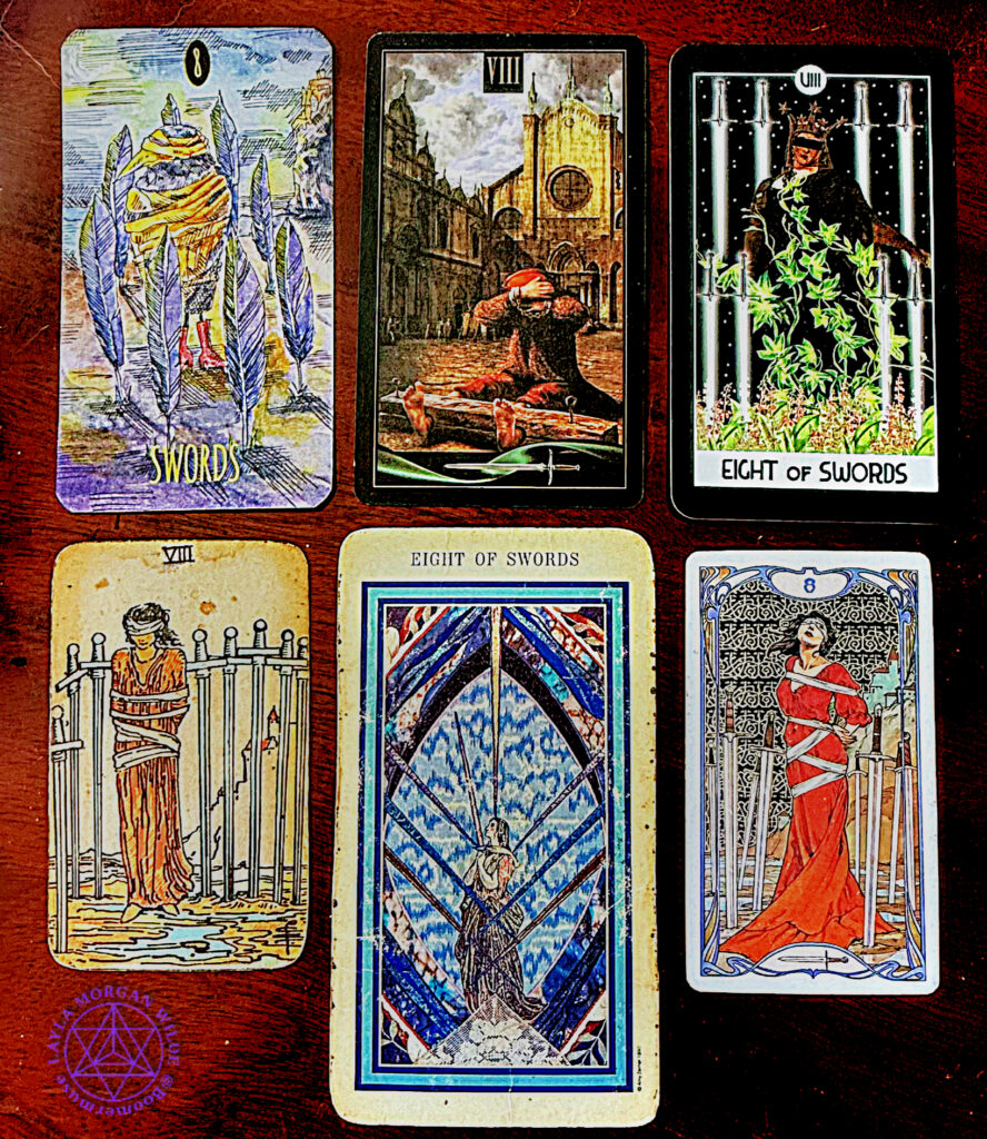 Tarot meaning: 8 of swords