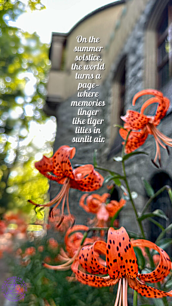 Tiger lilies, quotes