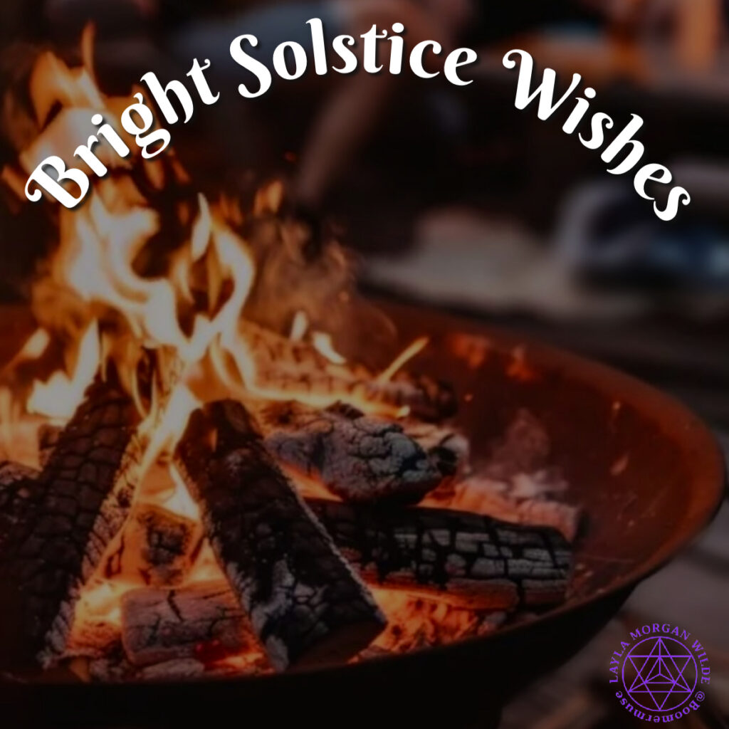 Solstice bonfire