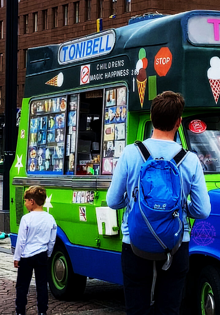 Back to school in August with an ice cream truck in Finland