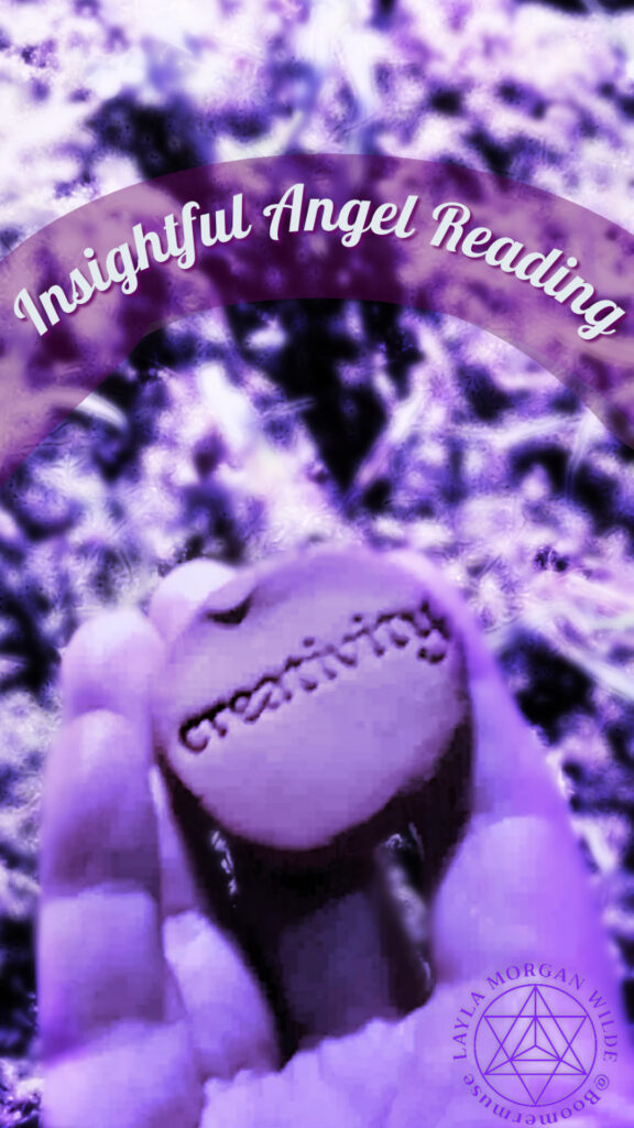 Angel reading creativity